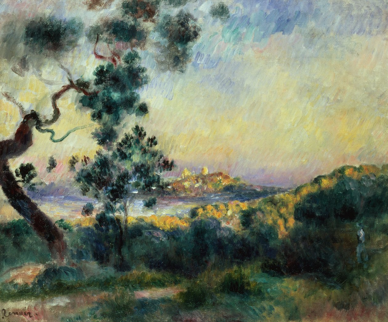 Antibes kilátása alkotó: Pierre Auguste Renoir