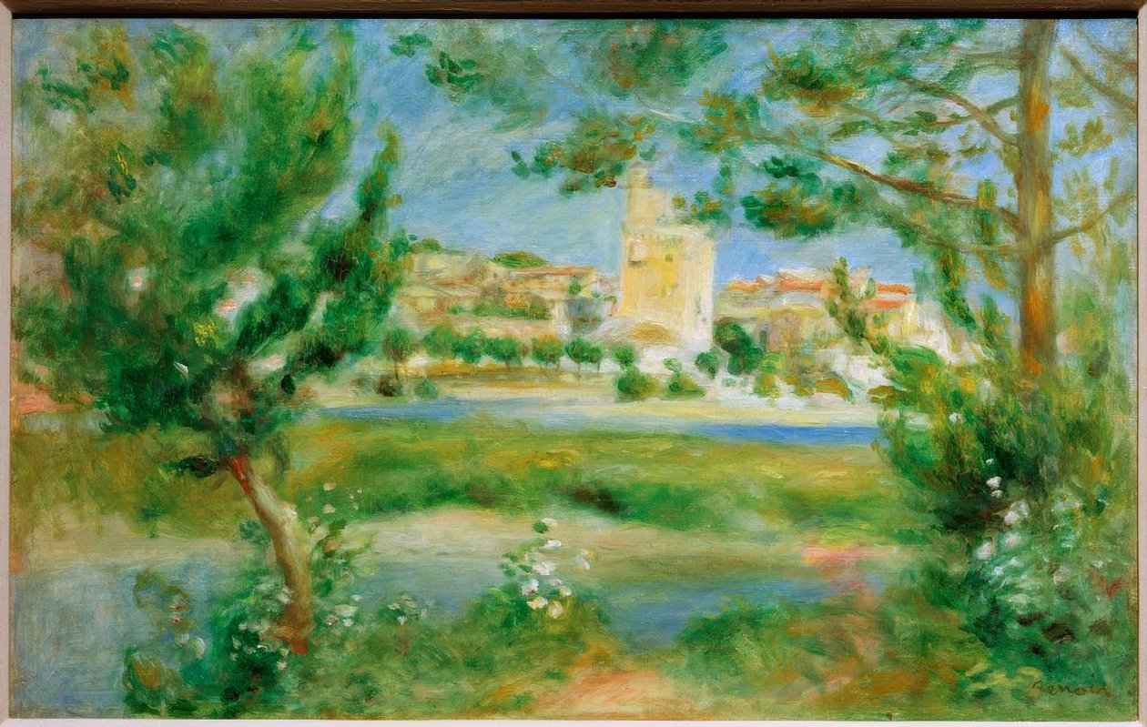 Villeneuveles-Avignon alkotó: Pierre Auguste Renoir
