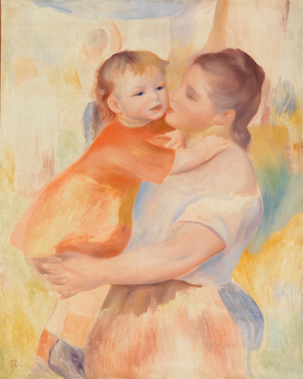 Mosónő és gyermek alkotó: Pierre Auguste Renoir
