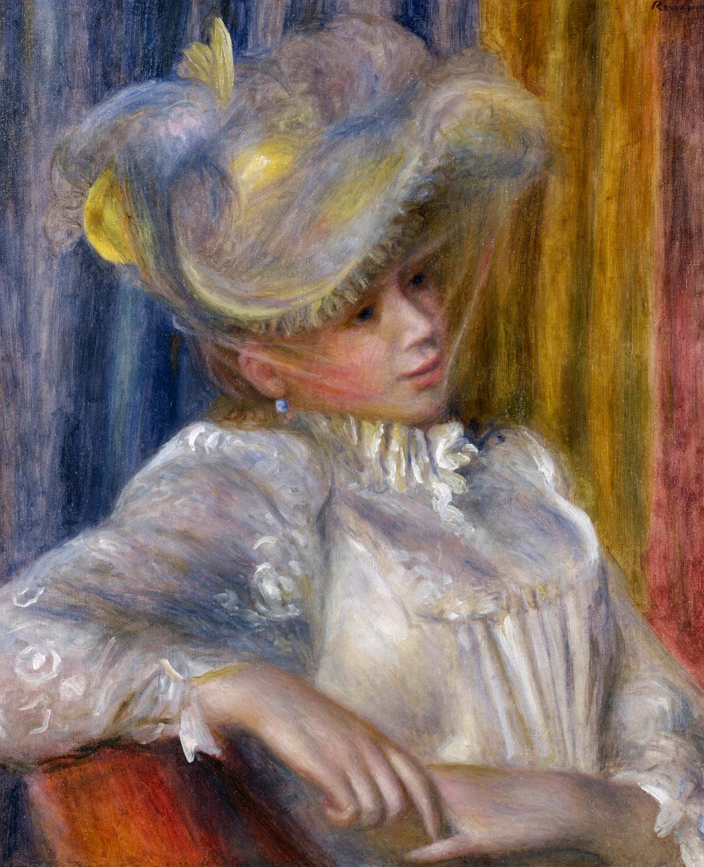 Kalapos nő Kalapos nő, 1891 alkotó: Pierre Auguste Renoir