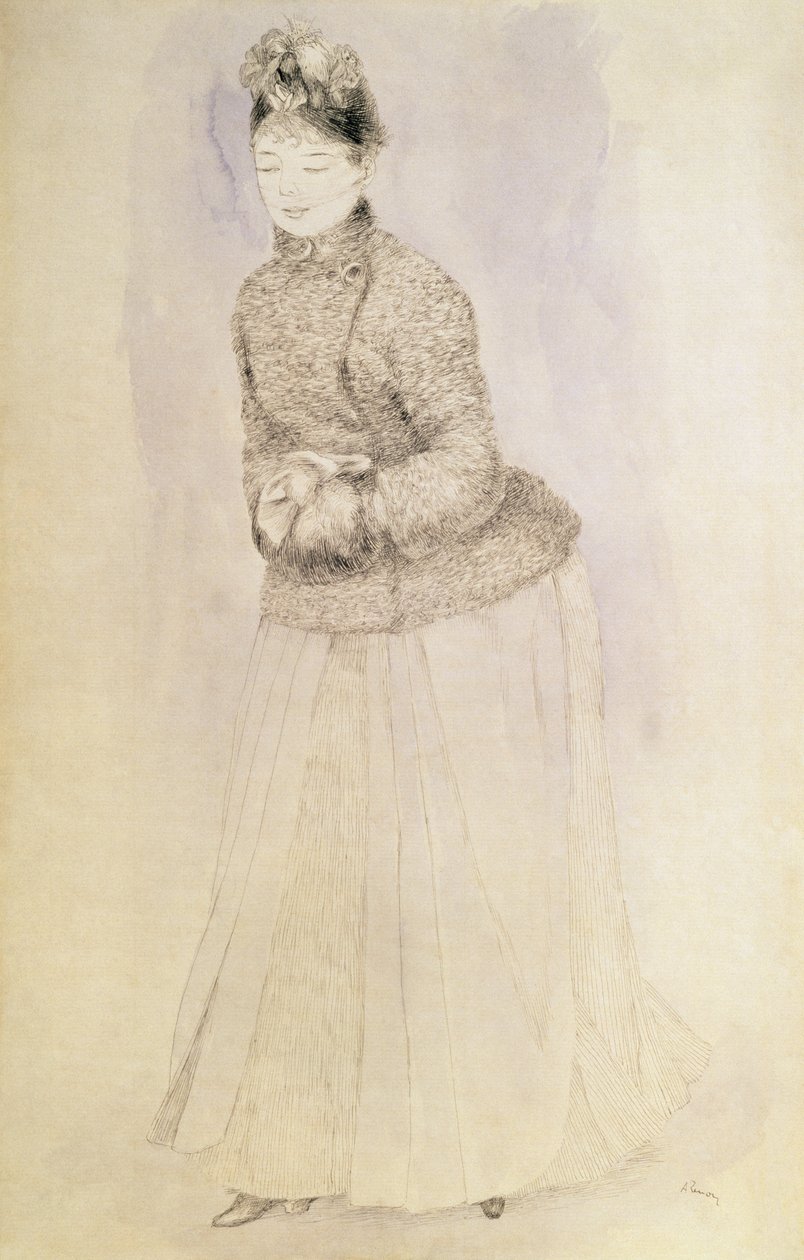 Muffos nő alkotó: Pierre Auguste Renoir