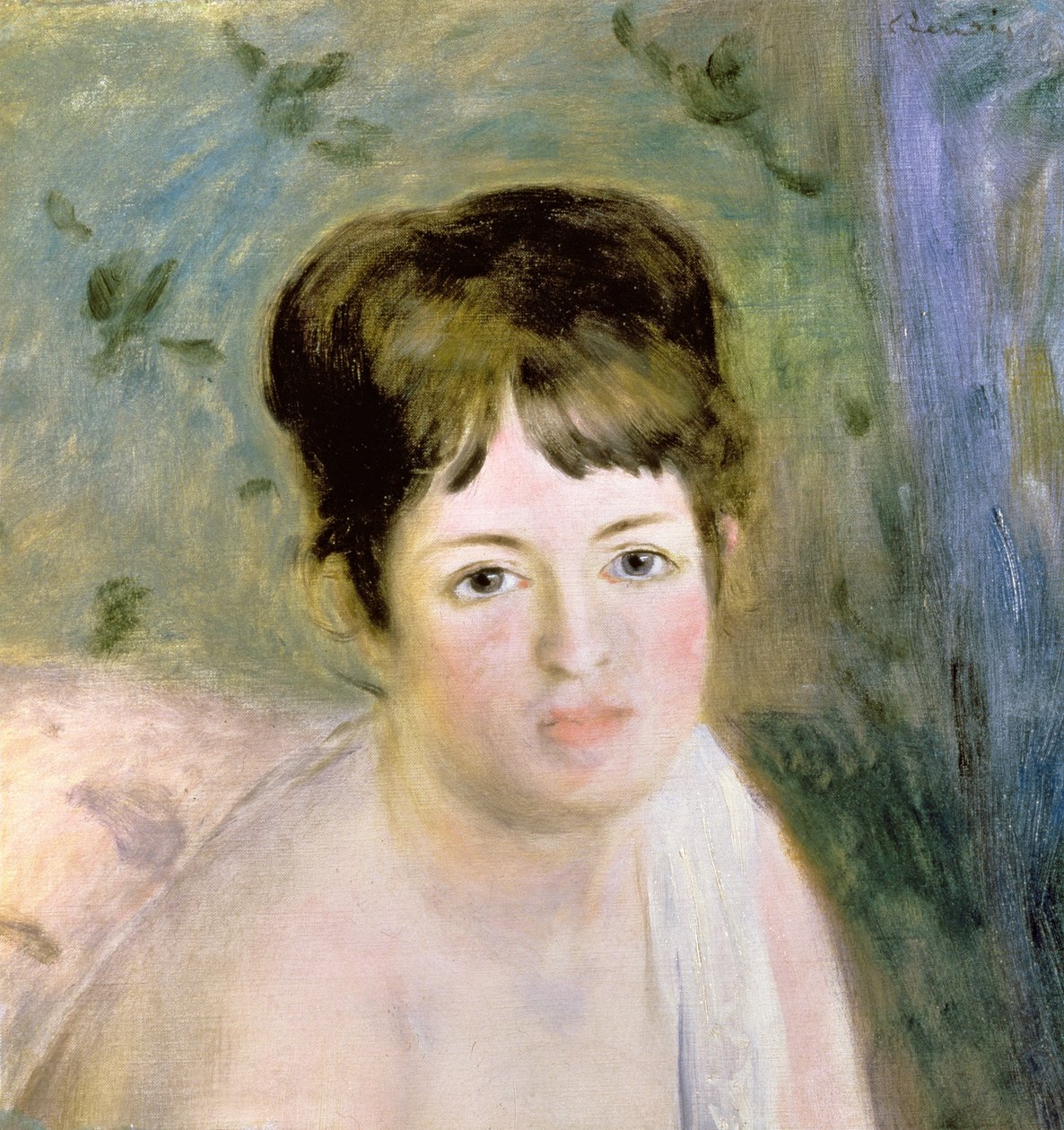 Női fej, 1876 körül alkotó: Pierre Auguste Renoir