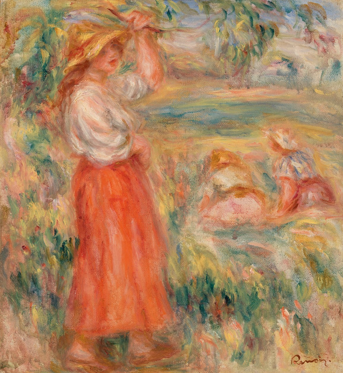 Nők a mezőkön (Femmes aux champs) alkotó: Pierre Auguste Renoir