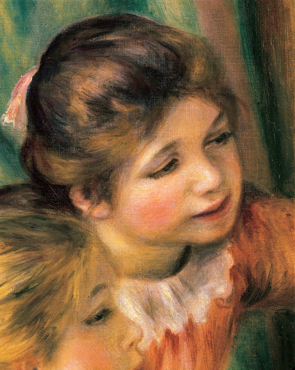 Fiatal lányok a zongoránál, részlet alkotó: Pierre Auguste Renoir