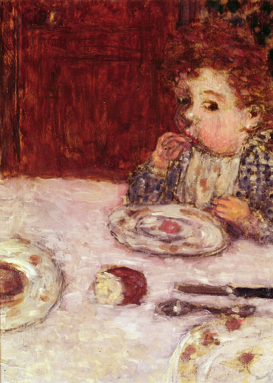Egy gyerek az asztalnál, 1897 körül (olaj, vászon) alkotó: Pierre Bonnard
