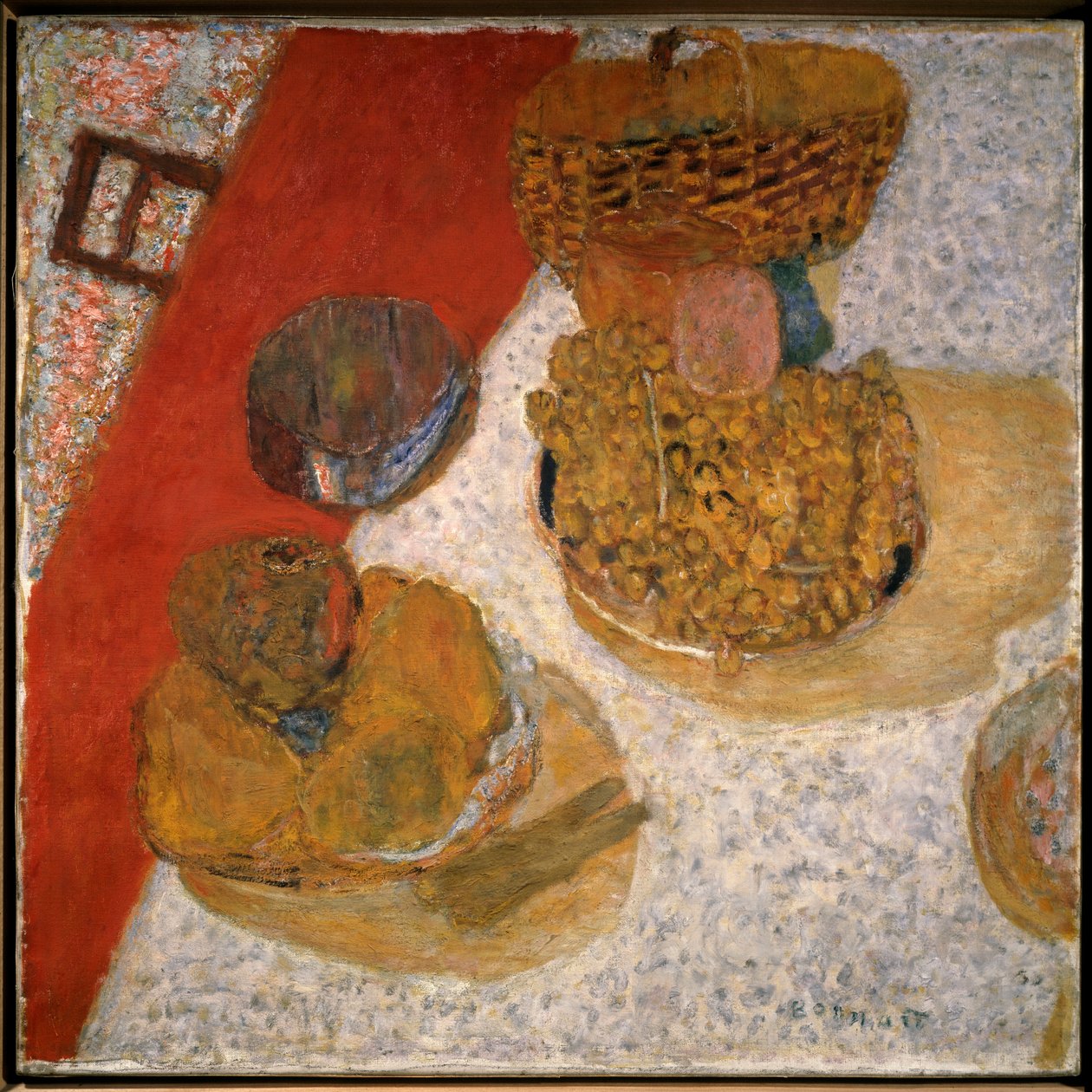Egy sarokasztal Pierre Bonnard festménye (1867-1947) 1935 Párizs, Muse National d
