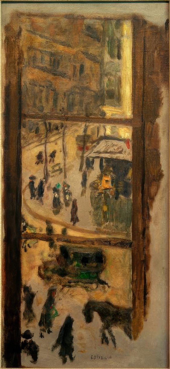 Az ablakokon keresztül alkotó: Pierre Bonnard