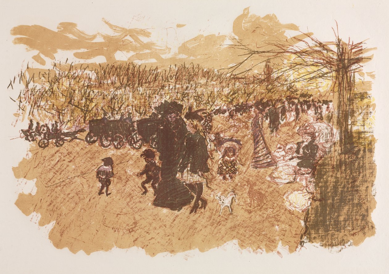 Bois de Boulogne sugárút alkotó: Pierre Bonnard