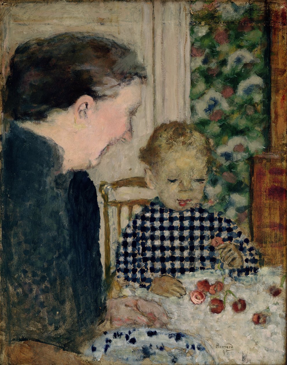 Cseresznyét evő gyerekek, 1895 alkotó: Pierre Bonnard