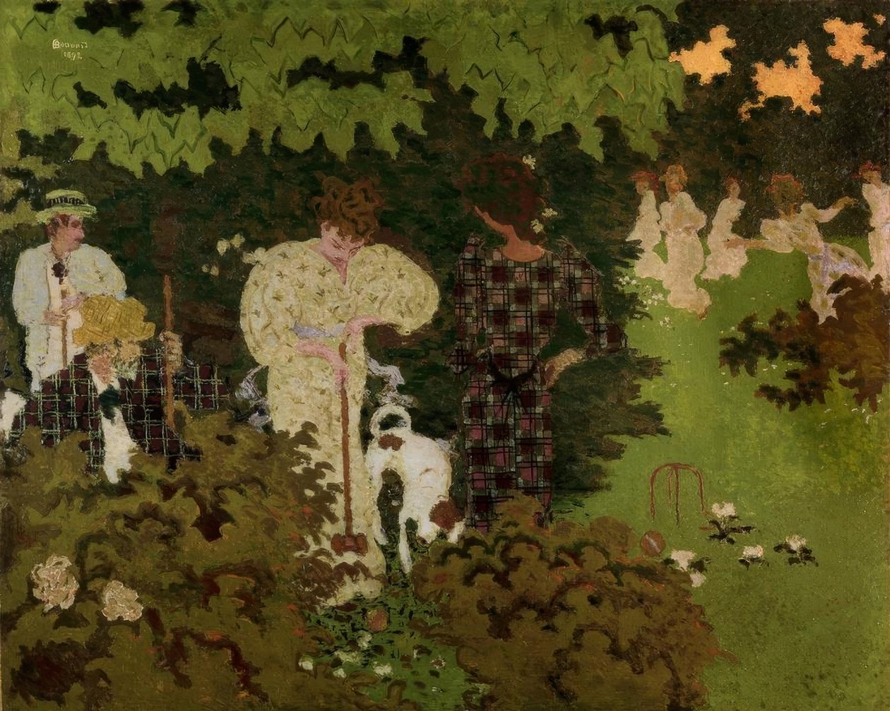 Alkonyat vagy A krokettparti alkotó: Pierre Bonnard