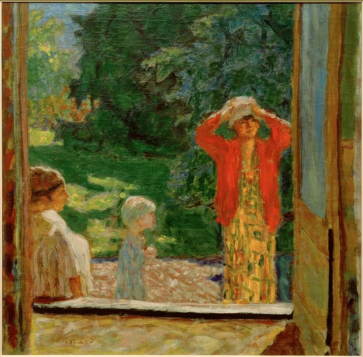 Az ablak előtt alkotó: Pierre Bonnard