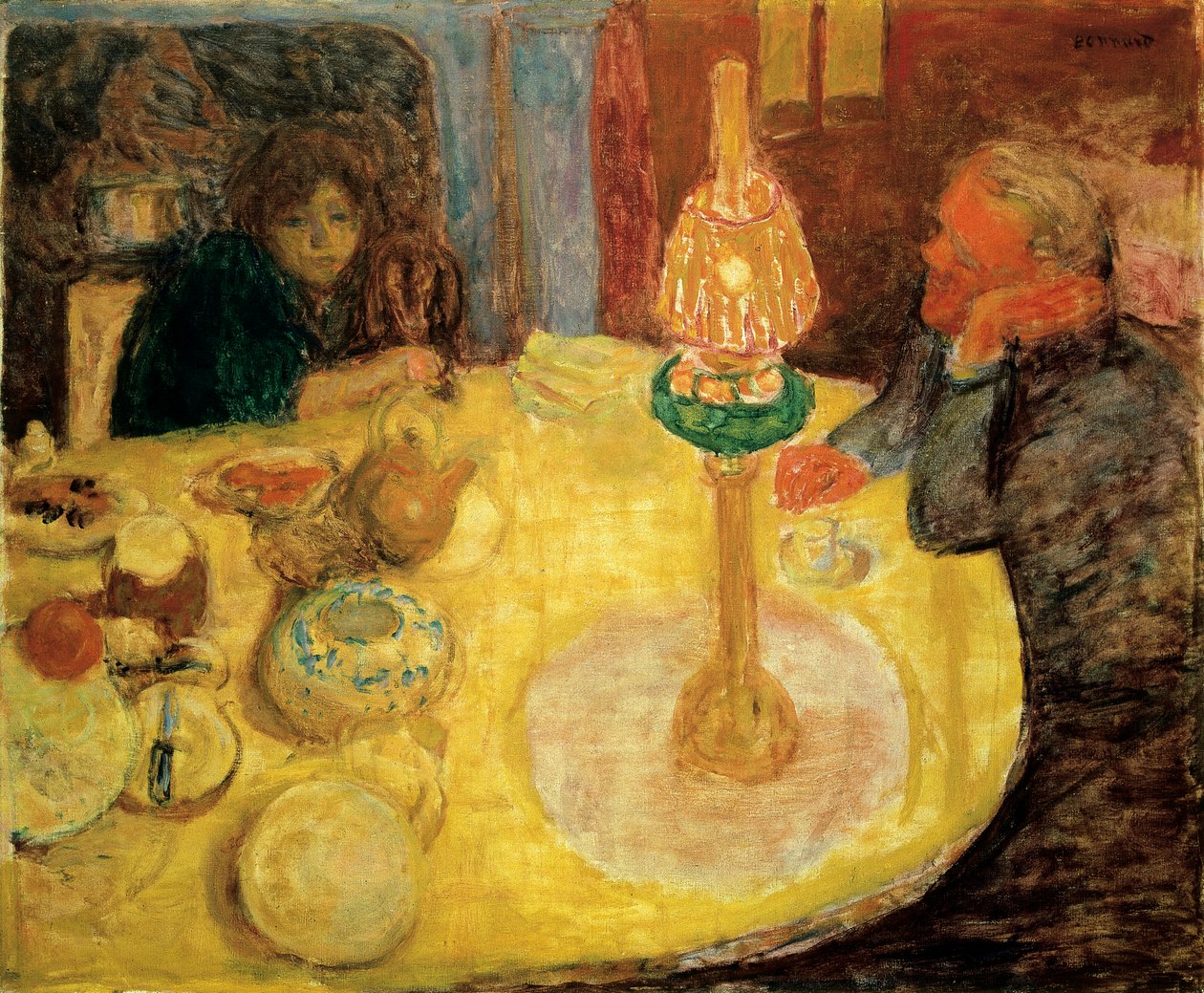 Este a lámpa alatt alkotó: Pierre Bonnard