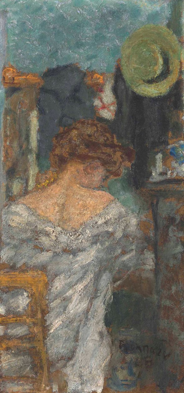 Ülő nő, hátul alkotó: Pierre Bonnard