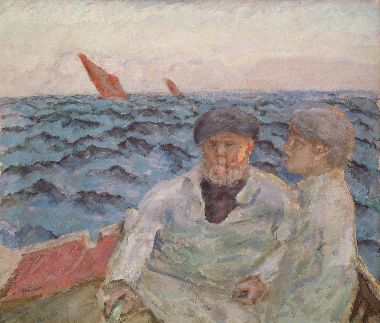 Halászok Bretagne-ban, 1907 alkotó: Pierre Bonnard