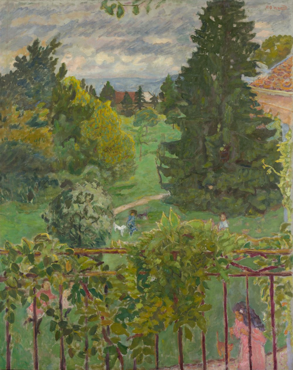 Az erkélyről alkotó: Pierre Bonnard