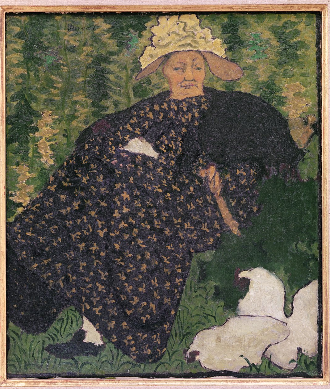Nagymama csirkékkel, 1890 alkotó: Pierre Bonnard