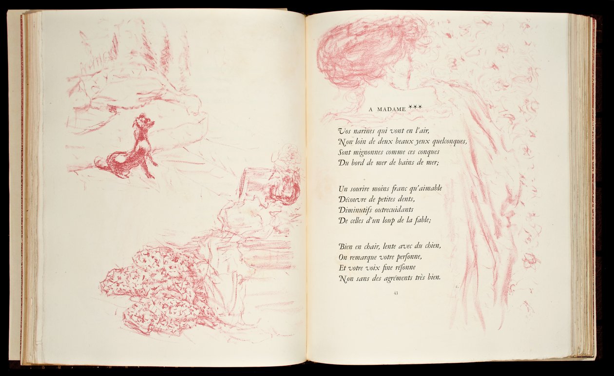 Illusztráció Paul Verlaine „Parallelement” című művéből alkotó: Pierre Bonnard