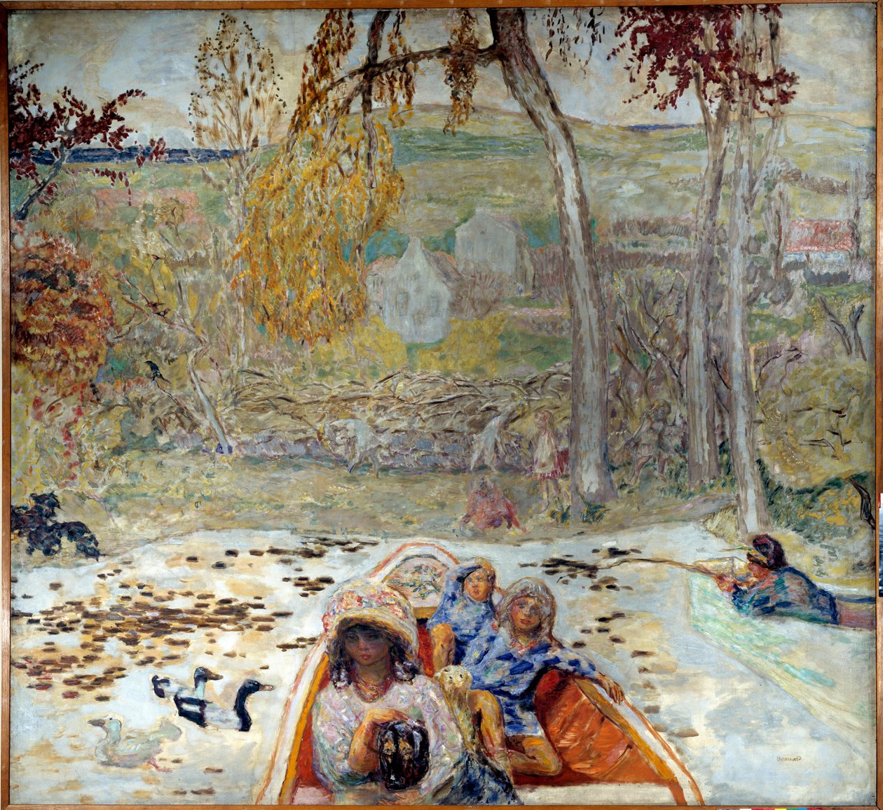 Egy csónakban alkotó: Pierre Bonnard