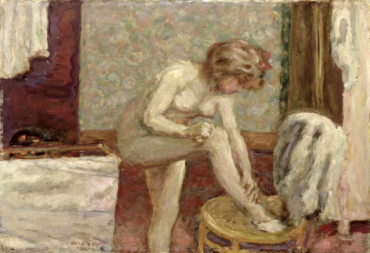 A fürdőszobában, 1907 alkotó: Pierre Bonnard