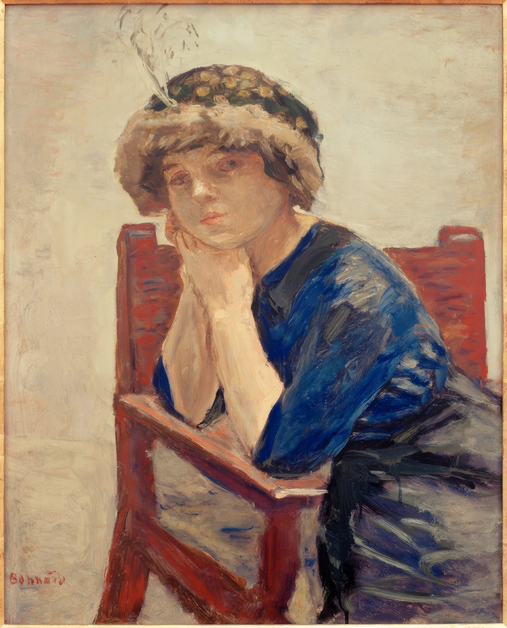 A kócsag nő alkotó: Pierre Bonnard