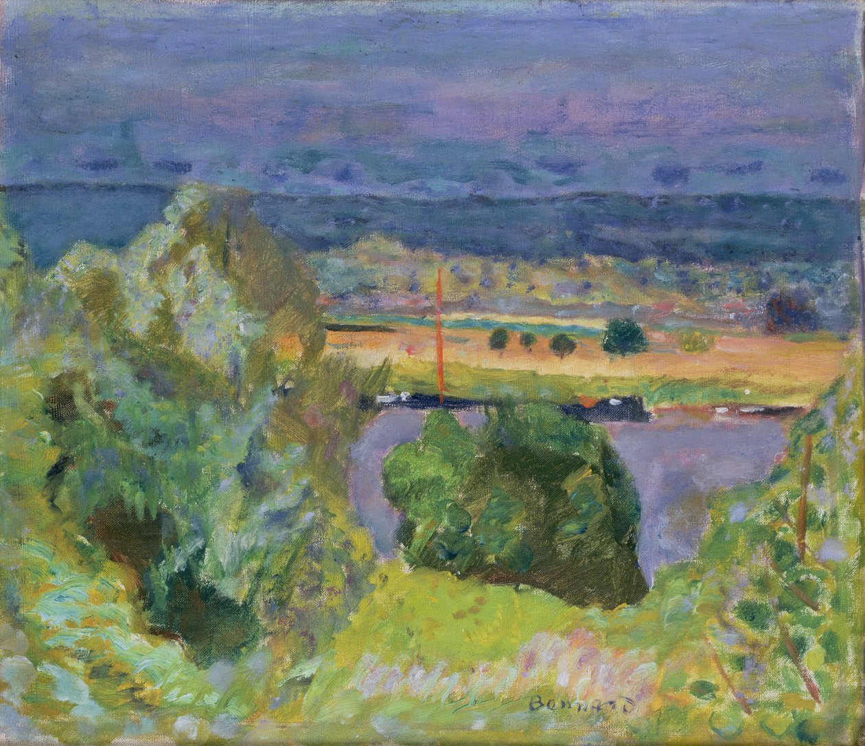 La Seine Vernonban alkotó: Pierre Bonnard