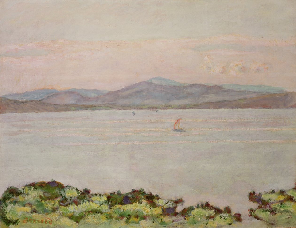 Az öböl La Napoule és St. Raphael között alkotó: Pierre Bonnard