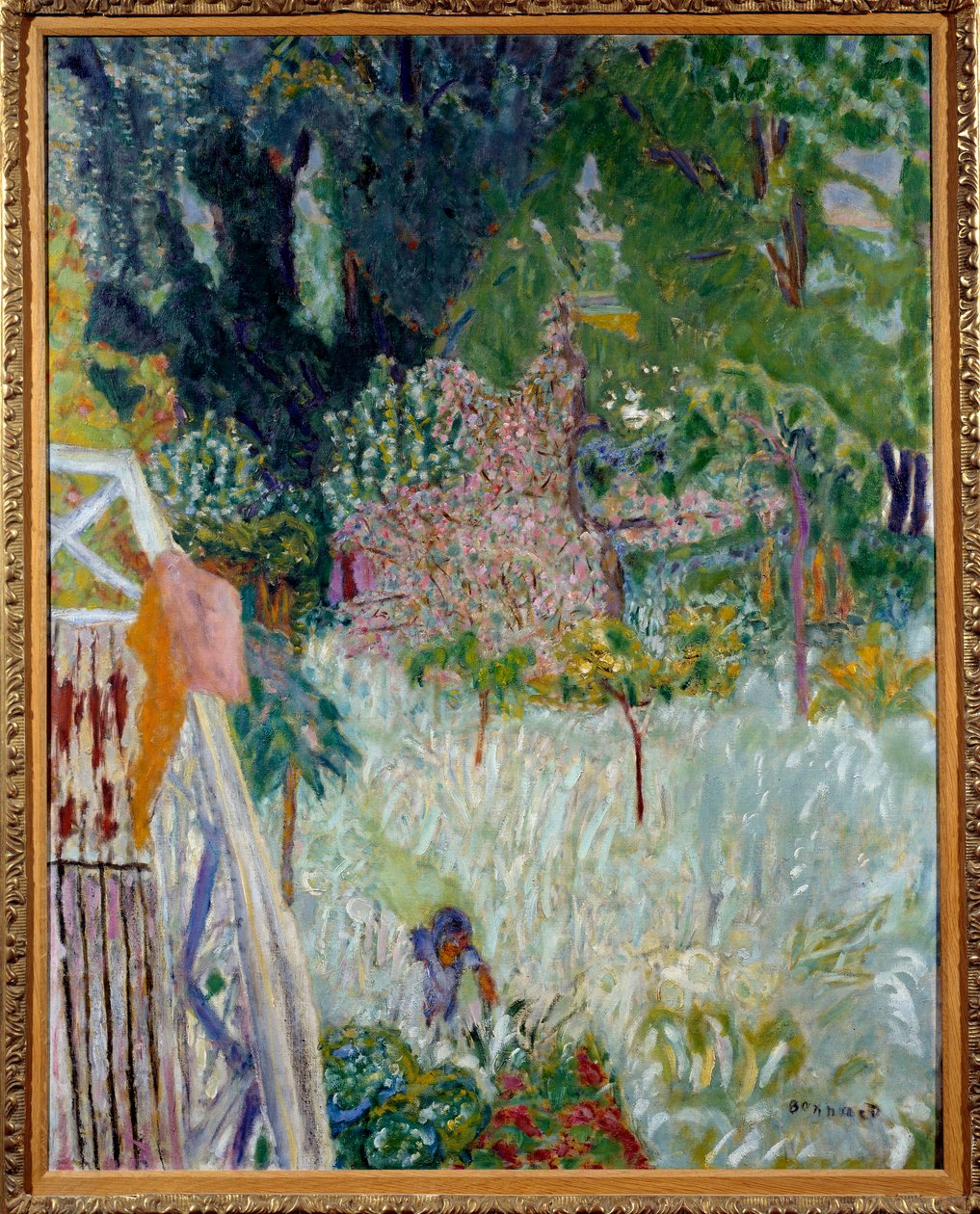 Virágos alma vagy erkély Vernonet Pierre Bonnard festménye (1867-1947) 1920 Méret: 1x0,8 m Bresti képzőművészeti múzeum alkotó: Pierre Bonnard