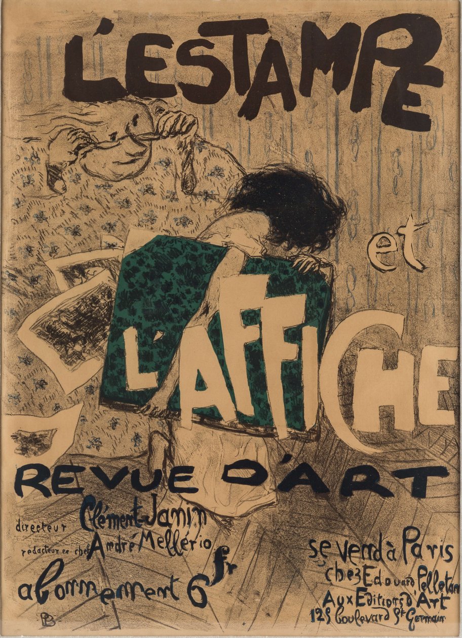 A nyomat és a plakát, 1897. alkotó: Pierre Bonnard