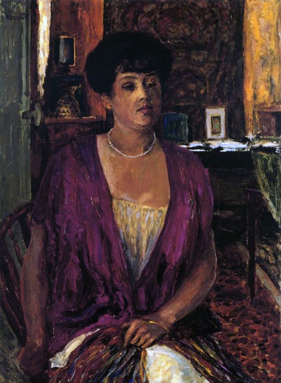Madame Claude Anet, 1910 alkotó: Pierre Bonnard