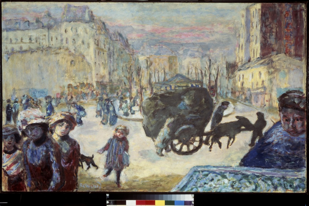 Reggel Párizsban (Reggel Párizsban). Pierre Bonnard festménye (1867-1947) alkotó: Pierre Bonnard