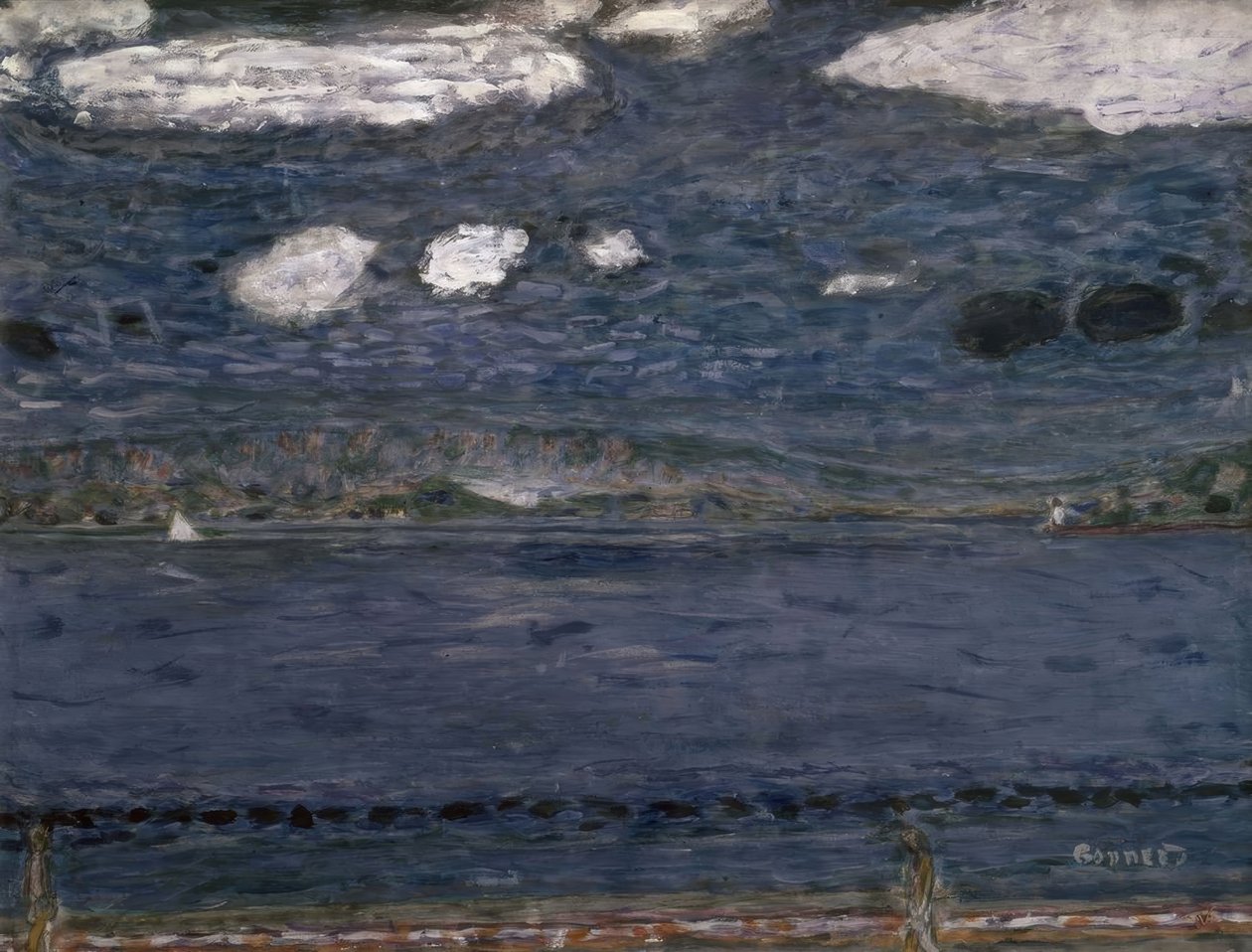 Mediterrán - 1941/44 - 48,3 × 63,2 cm - gouache és ceruza, papír alkotó: Pierre Bonnard