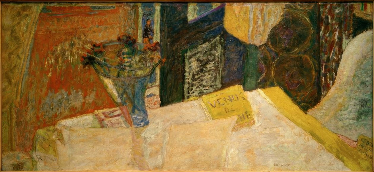 Csendélet virágcsokorral (La Venus de Cyrene) s alkotó: Pierre Bonnard