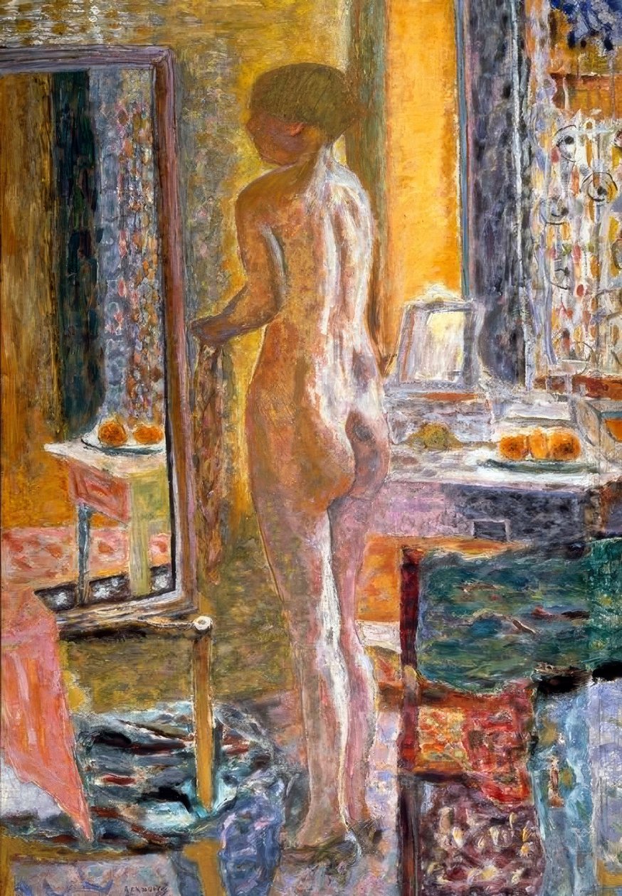 Akt a tükörben (La Toilette) alkotó: Pierre Bonnard