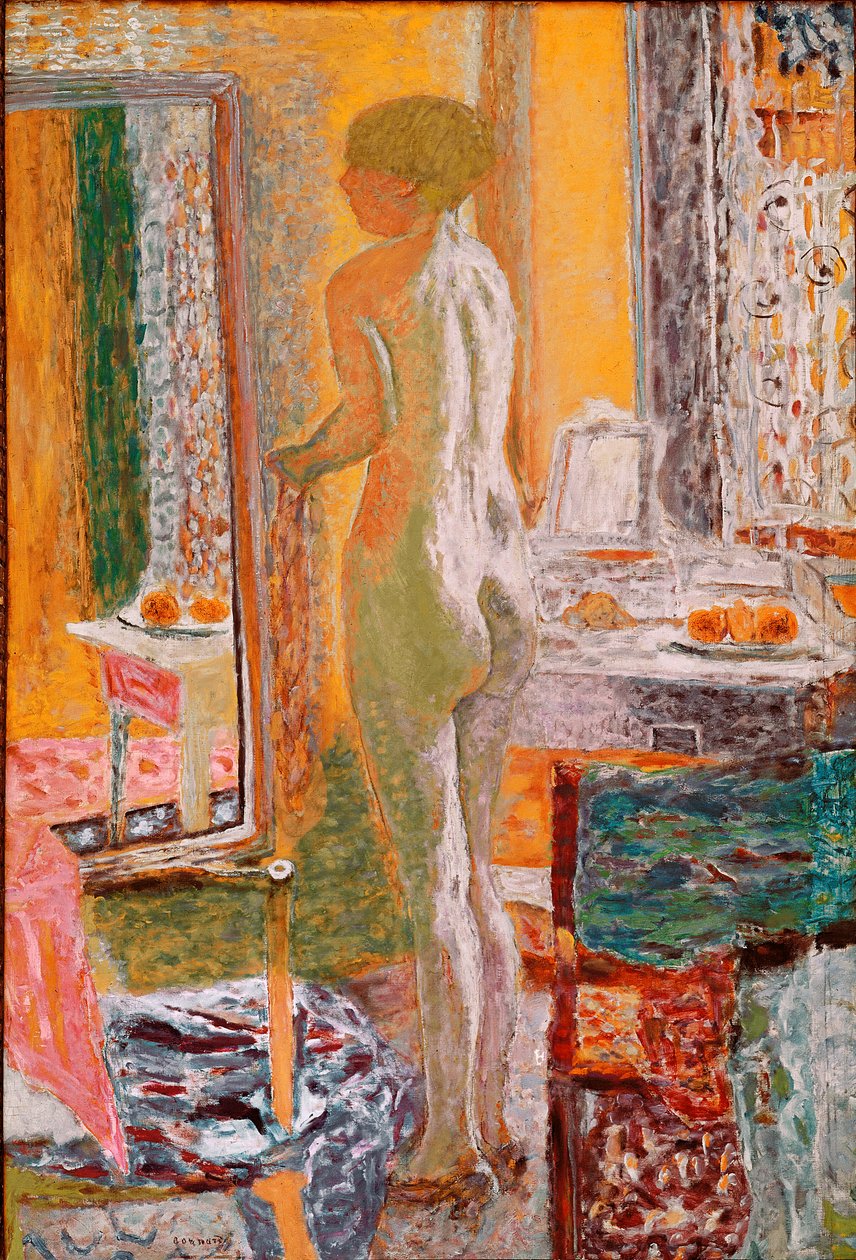 Akt a jég előtt Pierre Bonnard festménye (1867-1947) 1933 Dim. 152x102 cm Velence, Galleria d