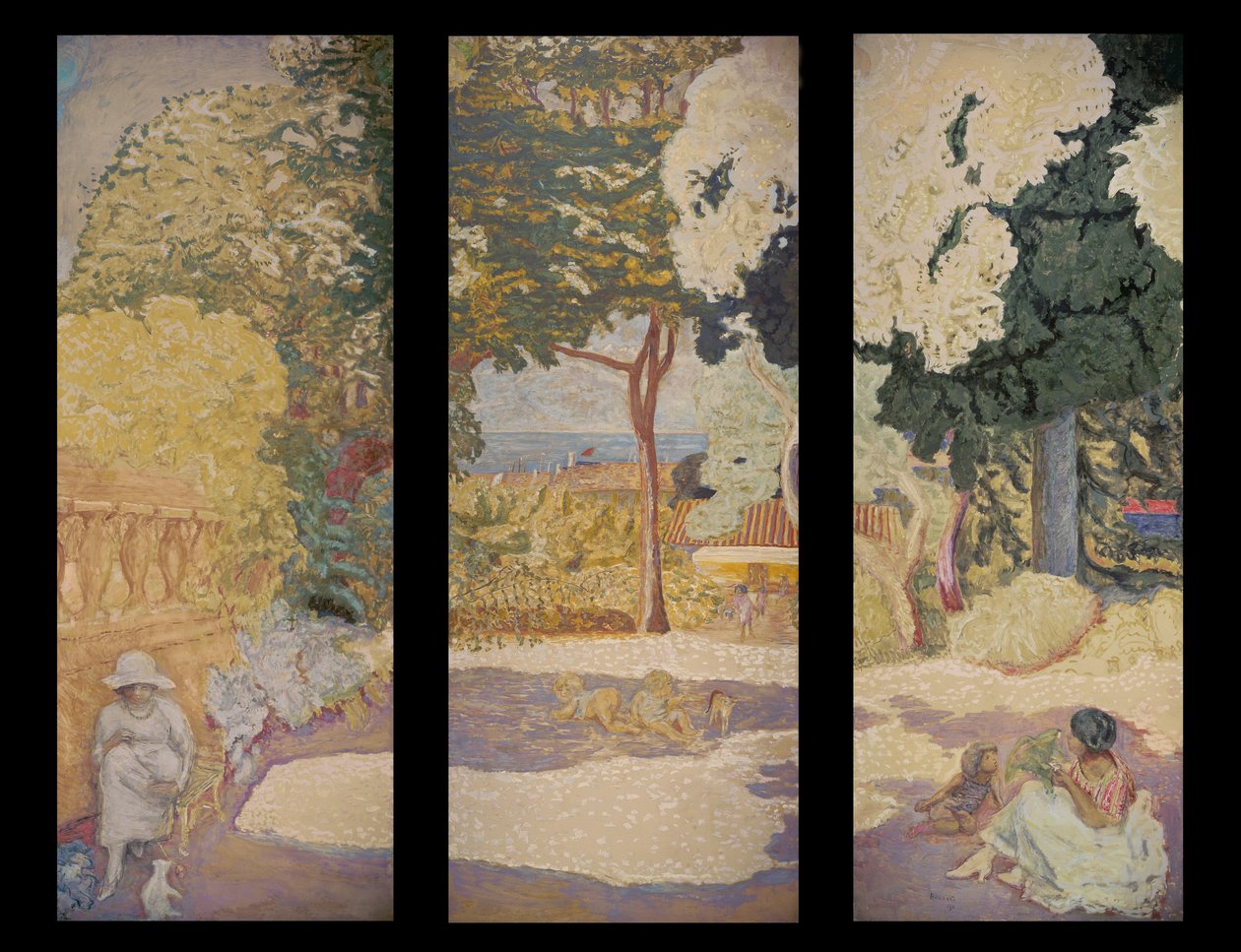 A Földközi-tengeren (triptichon) alkotó: Pierre Bonnard