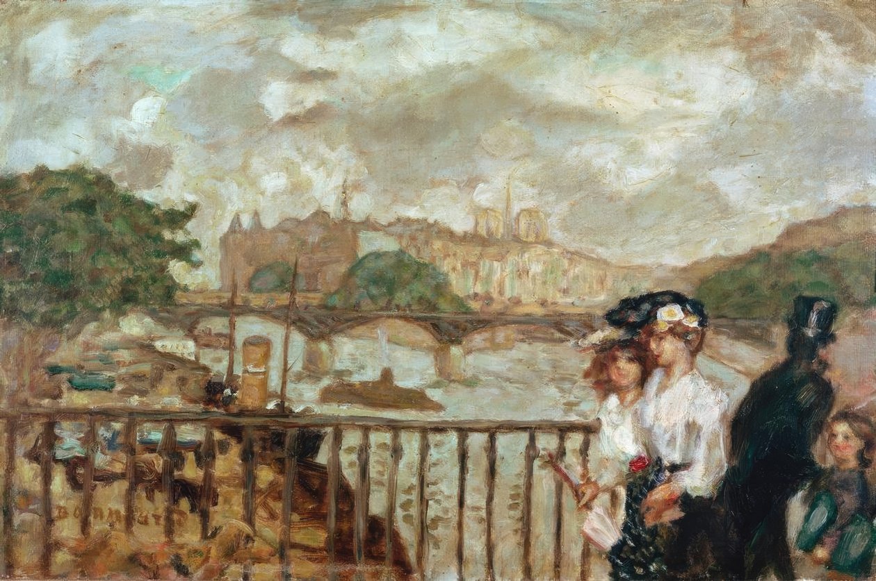 Párizs, a Pont des Arts alkotó: Pierre Bonnard