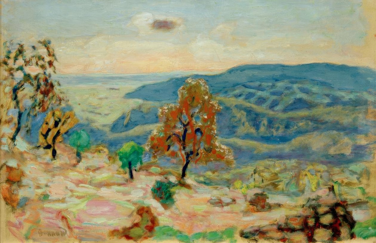 Hegyi táj alkotó: Pierre Bonnard