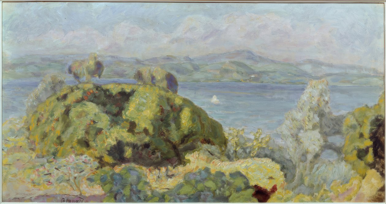 Táj vagy gyönyörű viharos időjárás alkotó: Pierre Bonnard