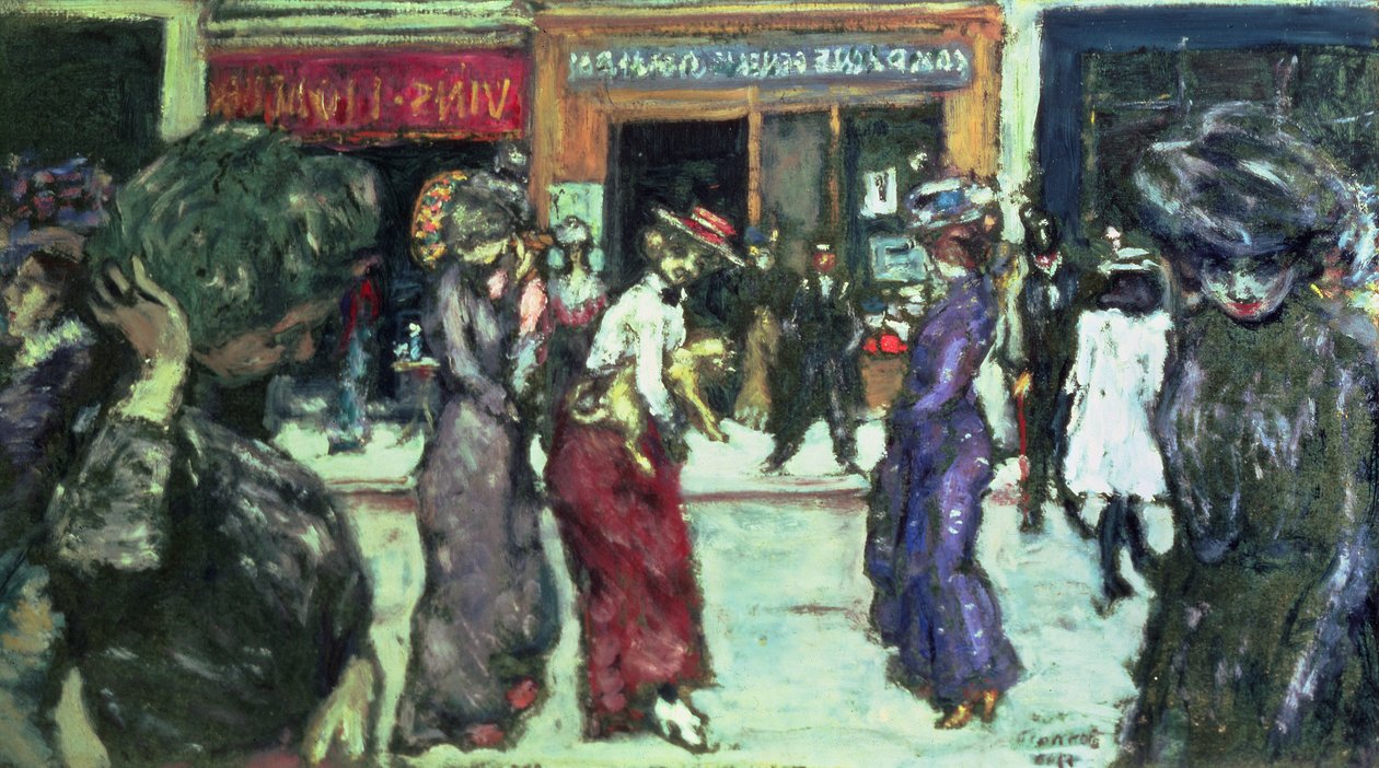 Place Pigalle, Párizs alkotó: Pierre Bonnard