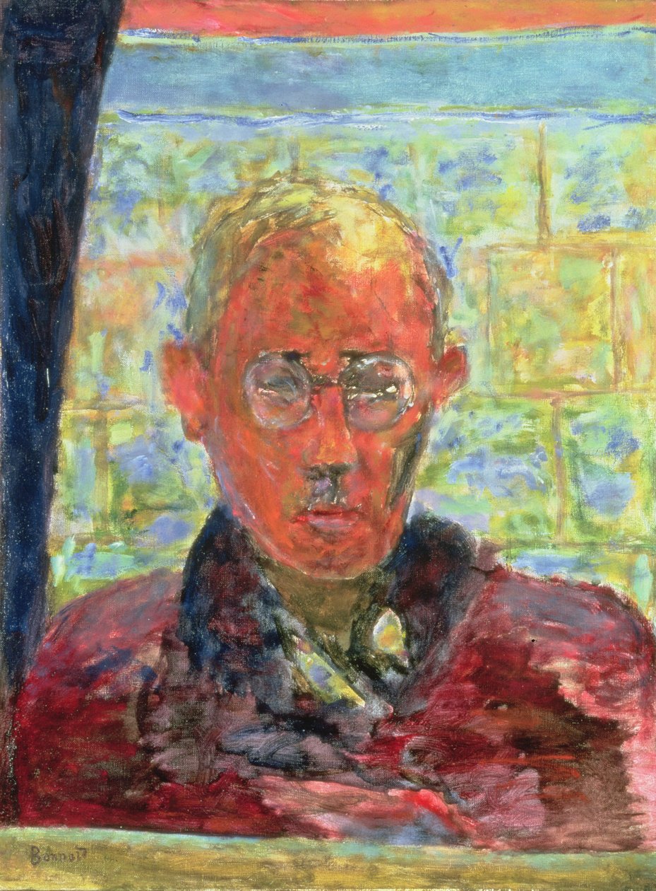 A festő portréja piros pongyolában, 1943 alkotó: Pierre Bonnard
