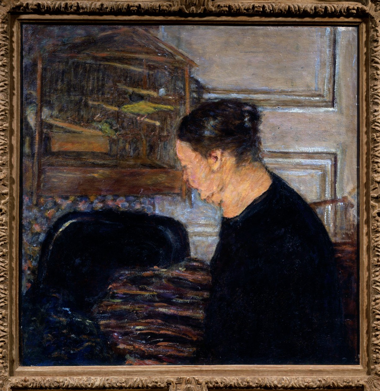 Pierre Bonnard művészének nagyanyjának portréja alkotó: Pierre Bonnard