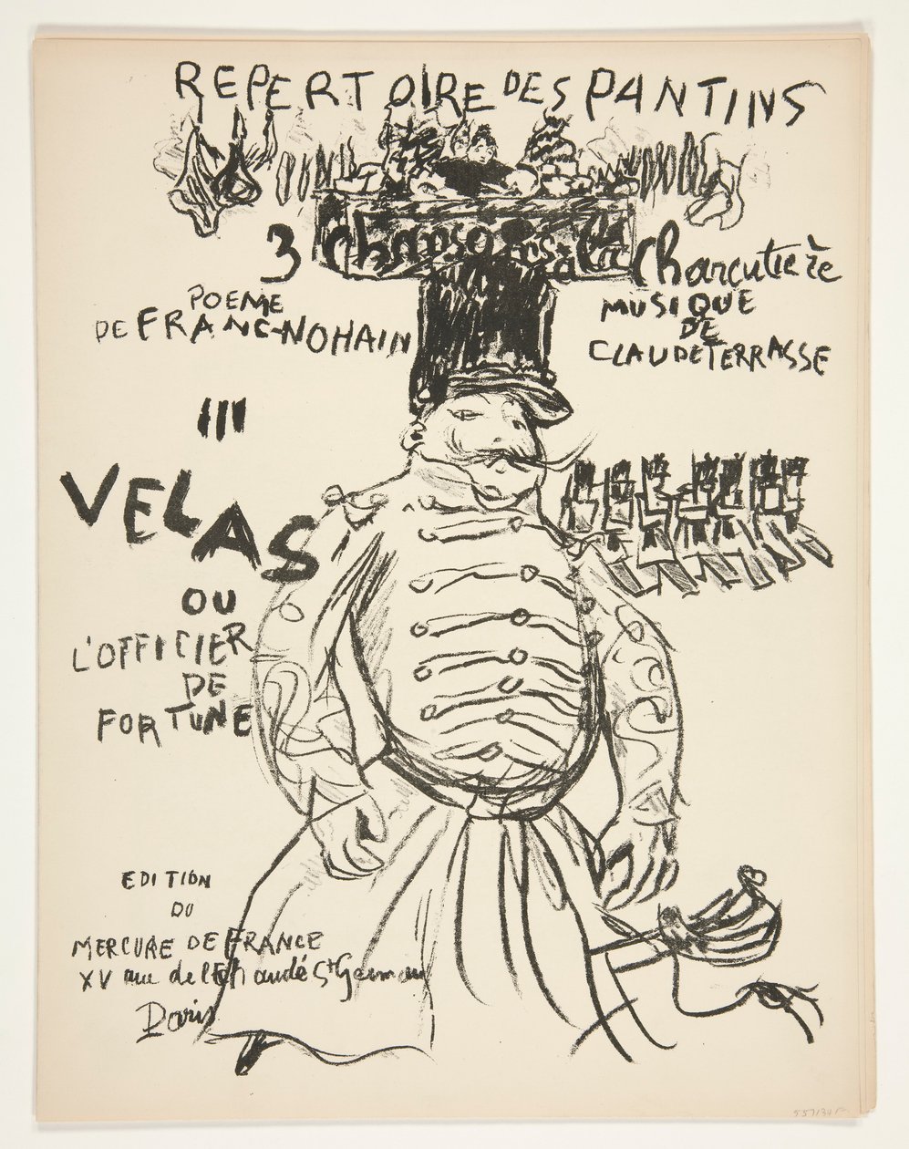 A Theater des Pantins repertoárja - hat dal alkotó: Pierre Bonnard