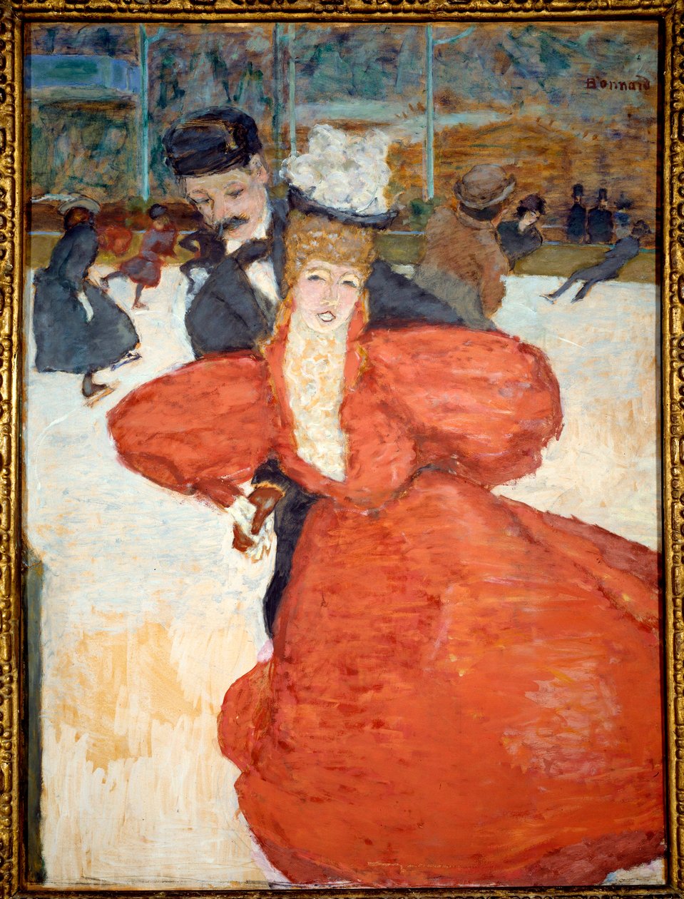 Korcsolyázók alkotó: Pierre Bonnard