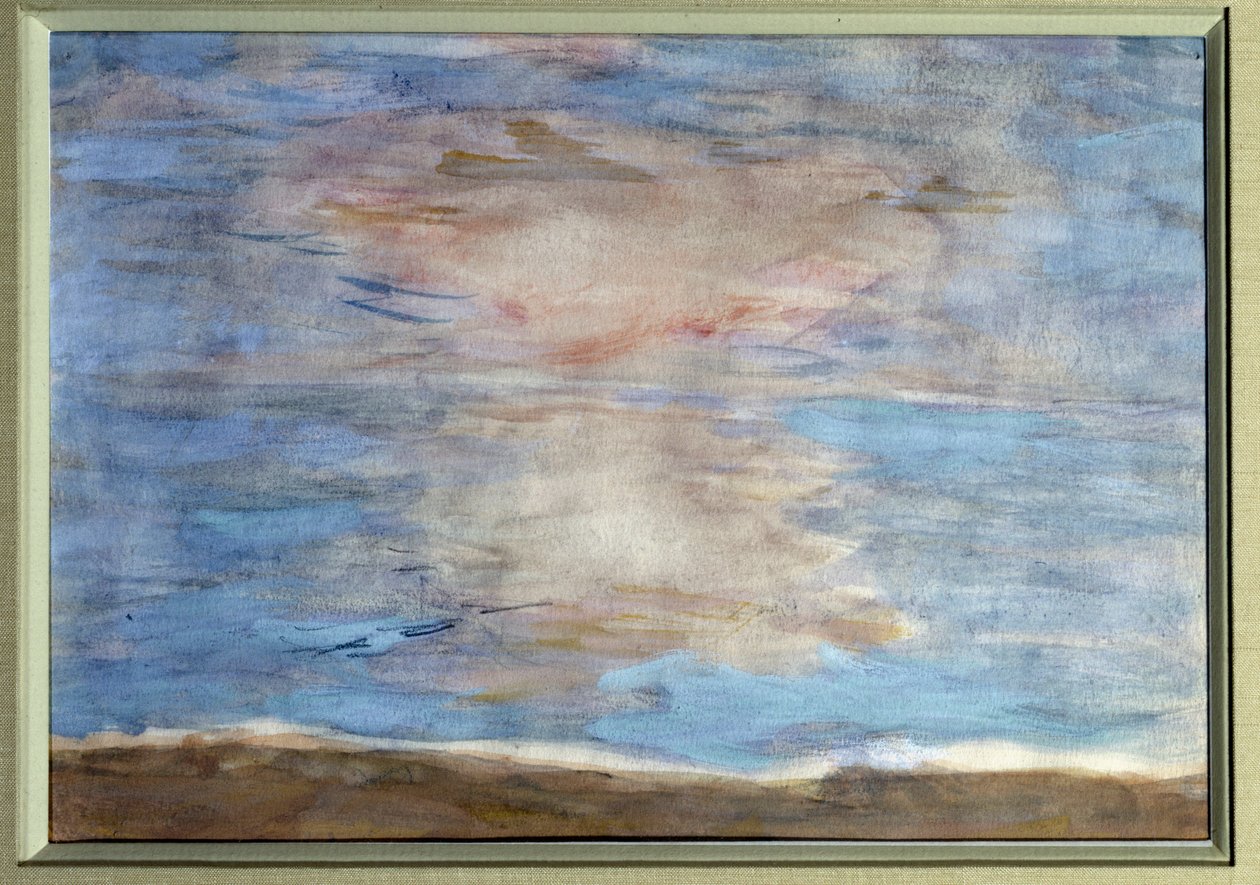 Pierre Bonnard ég és tenger festménye (1867-1947) 20. századi magángyűjtemény alkotó: Pierre Bonnard
