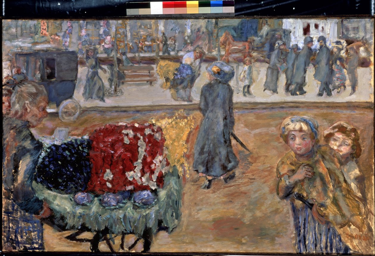 Soir a Paris (Este Párizsban). Pierre Bonnard festménye (1867-1947) alkotó: Pierre Bonnard