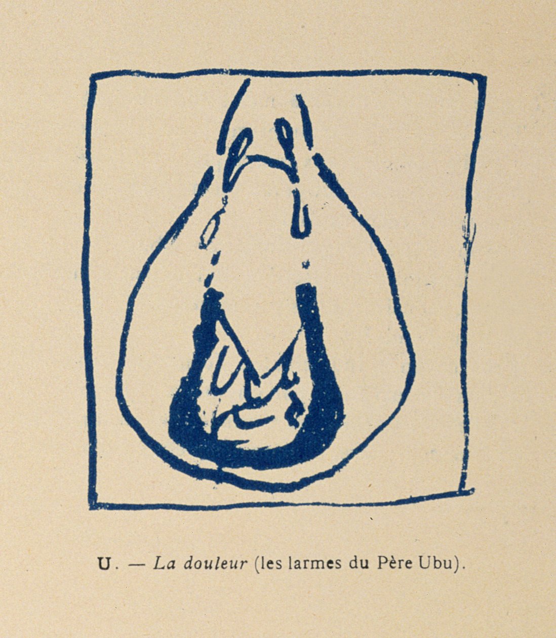 Bánat – Pere Ubu könnyei, Pere Ubu ábécéjéből alkotó: Pierre Bonnard