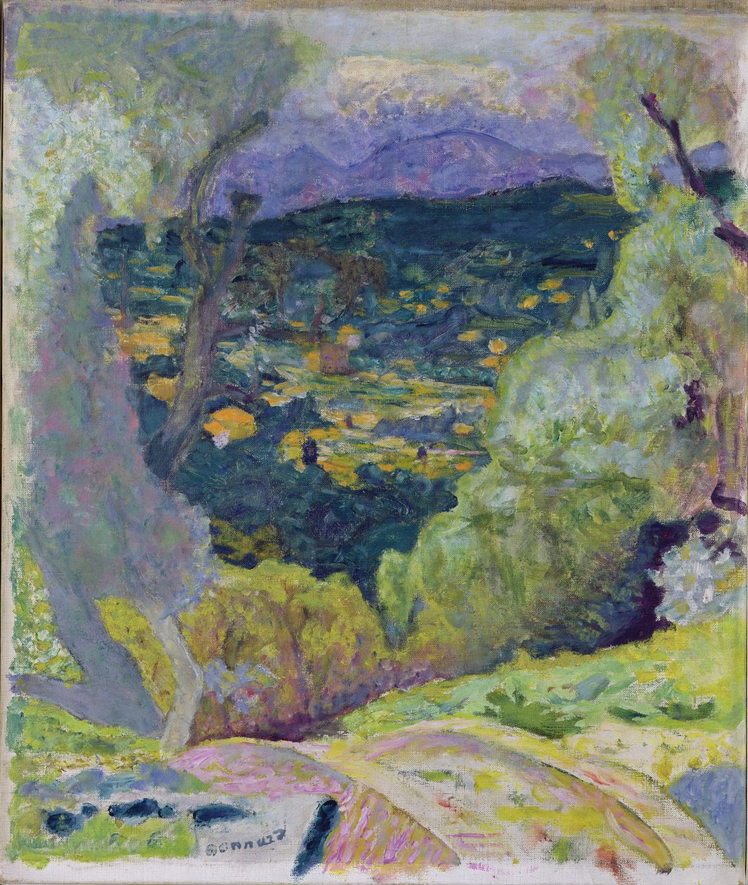 Déli környezet, Le Cannet, 1929 körül alkotó: Pierre Bonnard