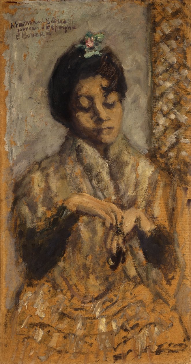 spanyol táncos; spanyol táncos alkotó: Pierre Bonnard