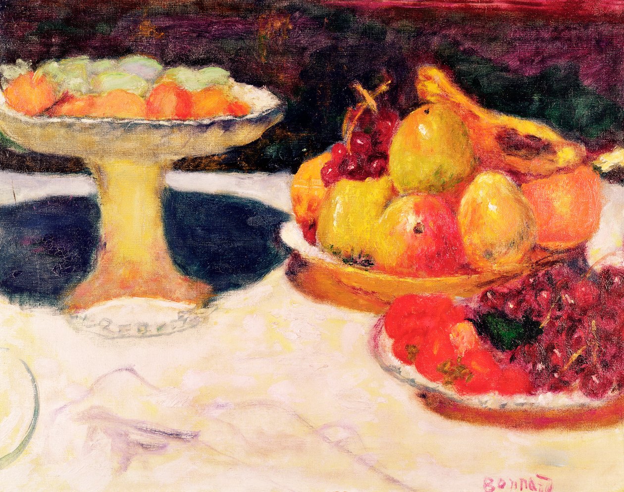 Csendélet gyümölcstállal, 1933 alkotó: Pierre Bonnard