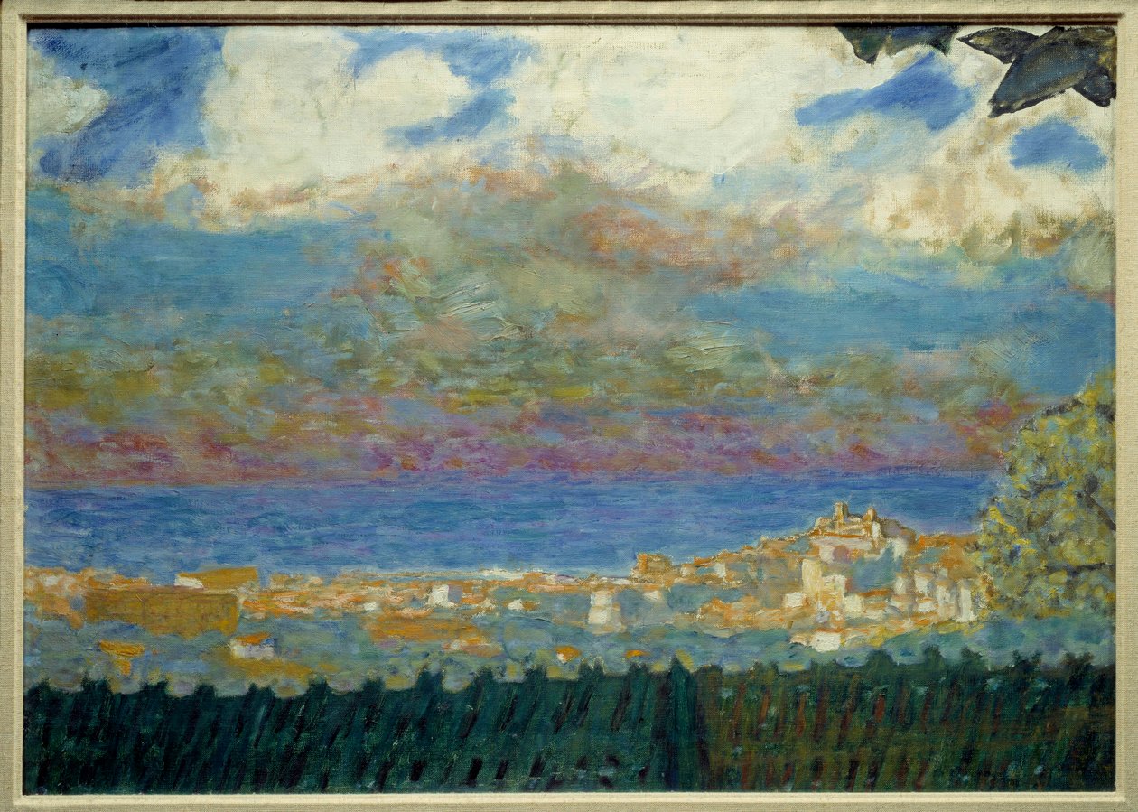 Vihar égbolt Cannes-ban Pierre Bonnard festménye – 1945 alkotó: Pierre Bonnard